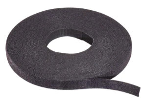 1/2" 50' Black Velcro Style Cable Rip Tie